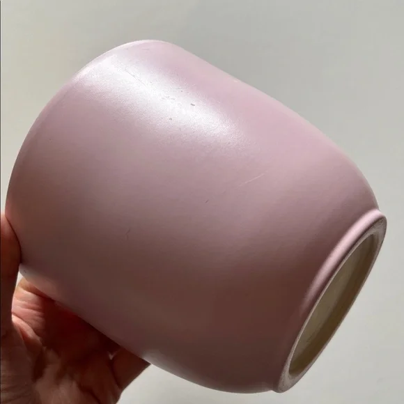 🌸Spring Ready☀️Matte Light Pink Ceramic Planter - Picture 3 of 14